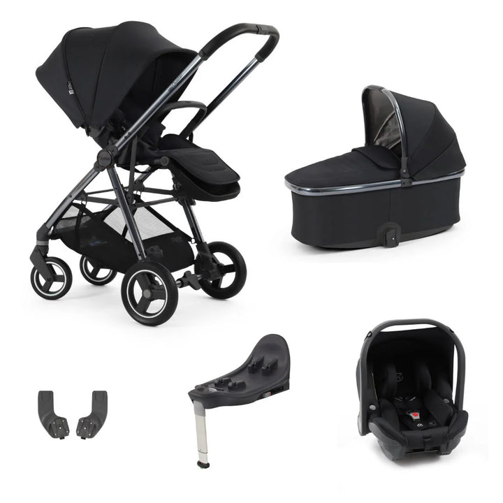 Oyster Gravity+ 5 Piece Travel System Bundle - Carbonite