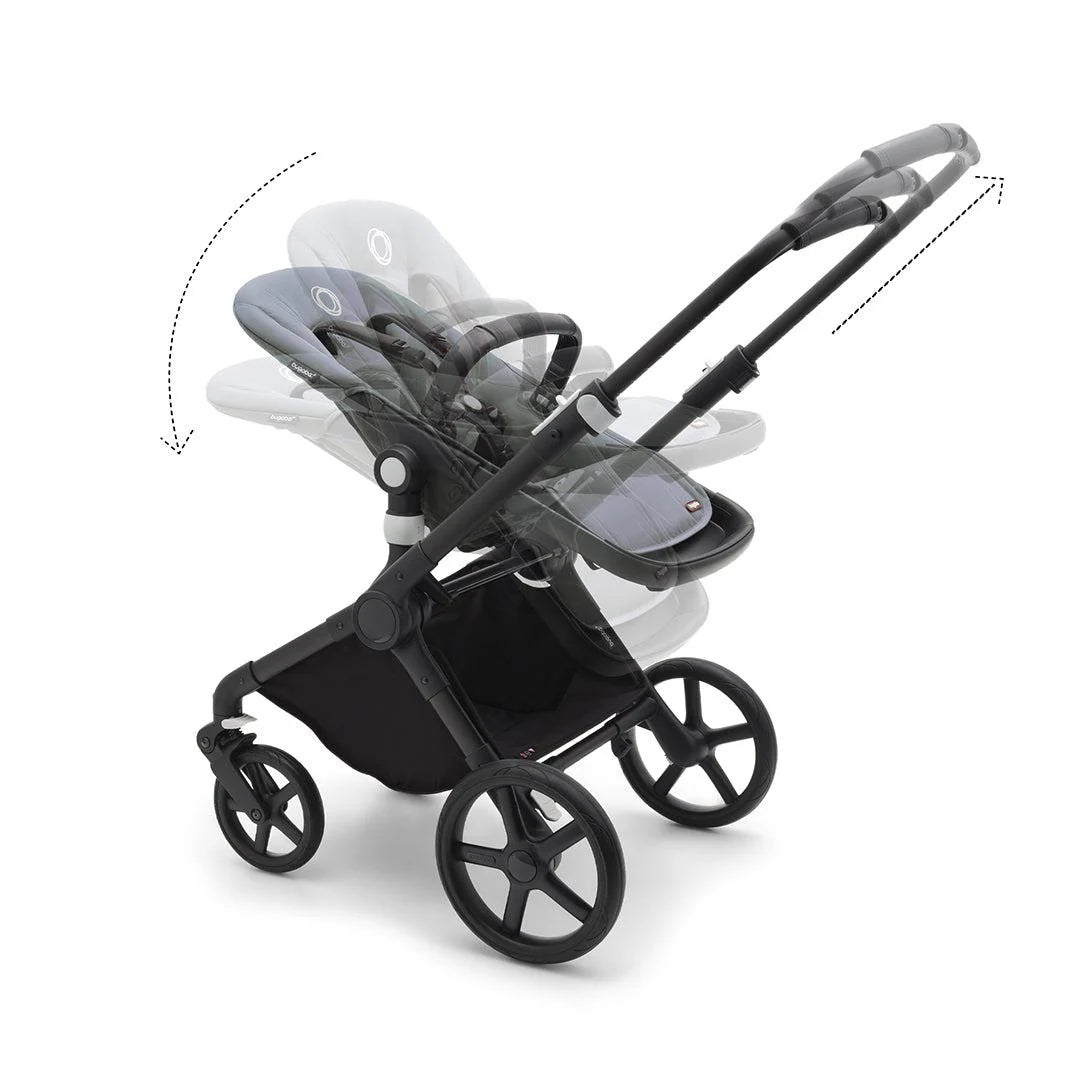 Bugaboo Fox Cub Complete Pushchair + Carrycot - Stormy Blue