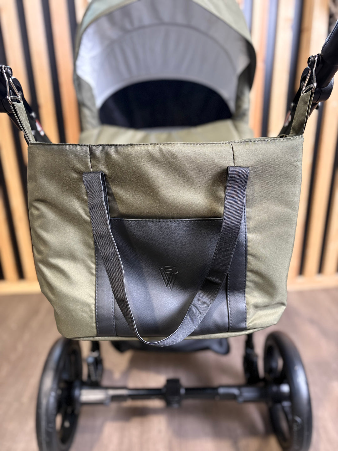 EX DISPLAY Venicci Genesis Pram + Pushchair - Olive
