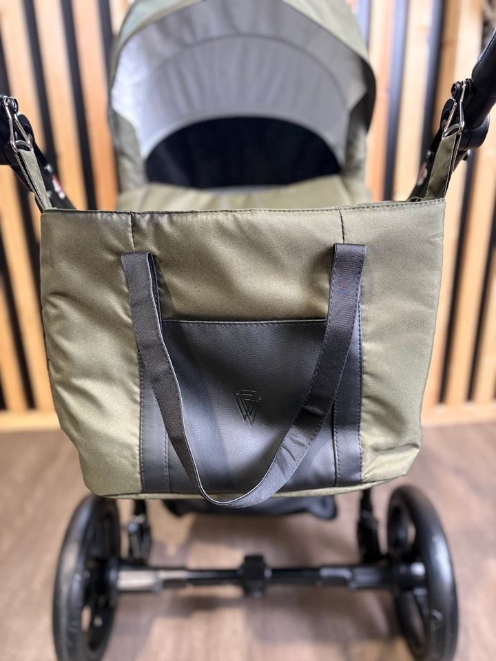 EX DISPLAY Venicci Genesis Pram + Pushchair - Olive
