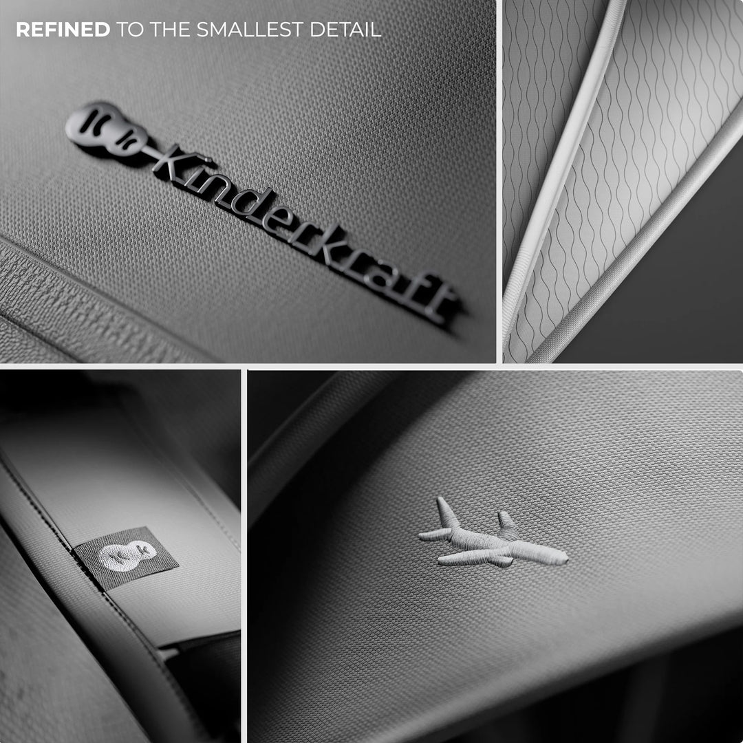 Kinderkraft Pilot 2 Cabin Size Travel Stroller - Grey