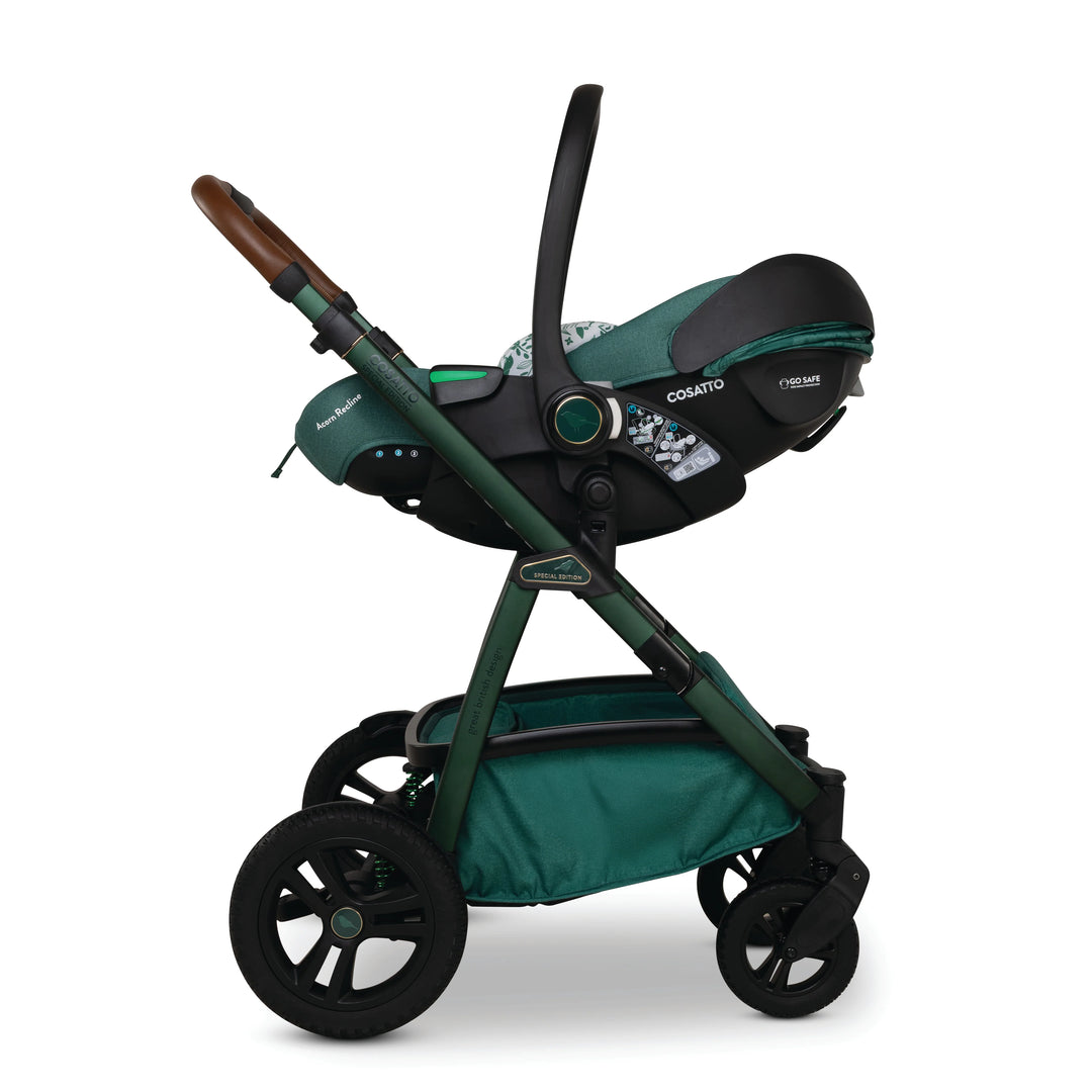 Cosatto Wow 3 Special Edition All Stage Family Rotate & Recline 2 Base Bundle - Wildwood