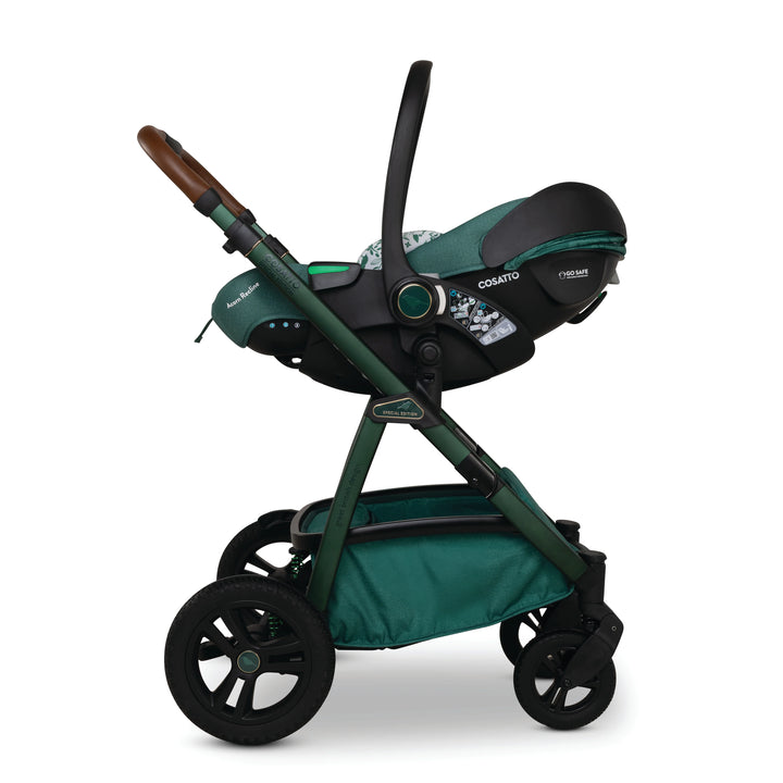 Cosatto Wow 3 Special Edition All Stage Family Rotate & Recline 2 Base Bundle - Wildwood