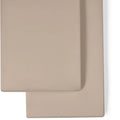 The Little Green Sheep Organic Crib Fitted Sheets - Truffle