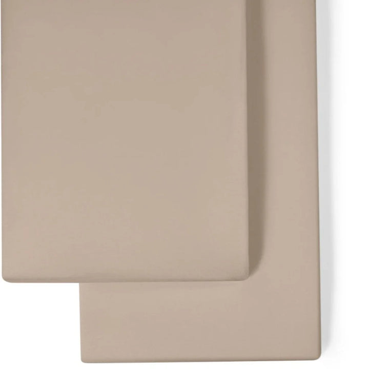 The Little Green Sheep Organic Crib Fitted Sheets - Truffle