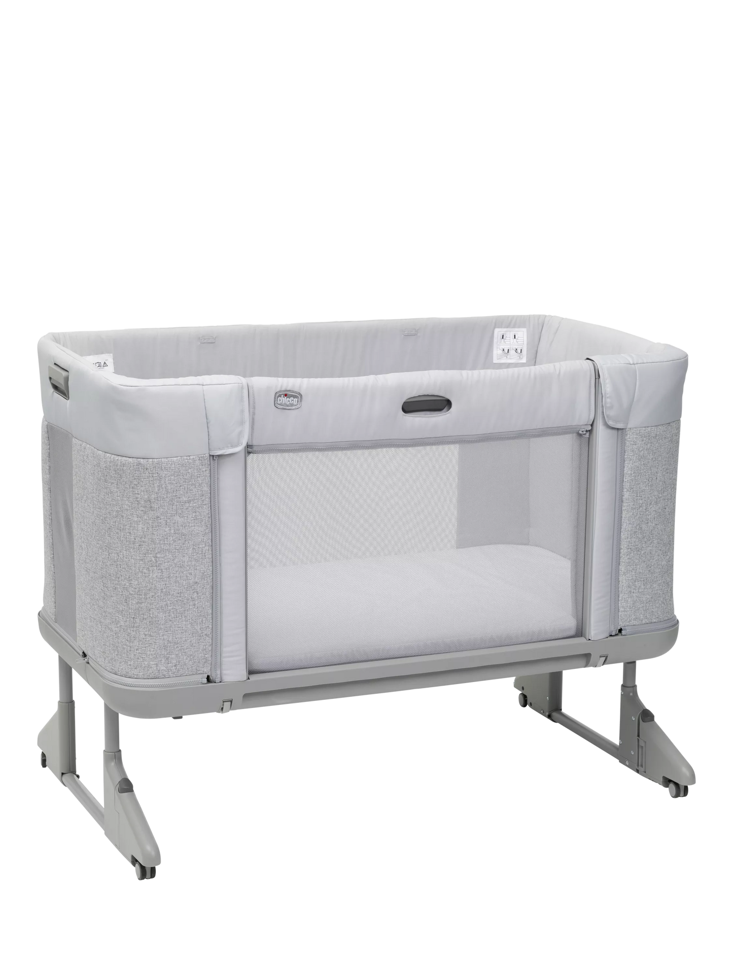 Chicco Next2Me Forever Bedside Crib To Cot - Ash Grey