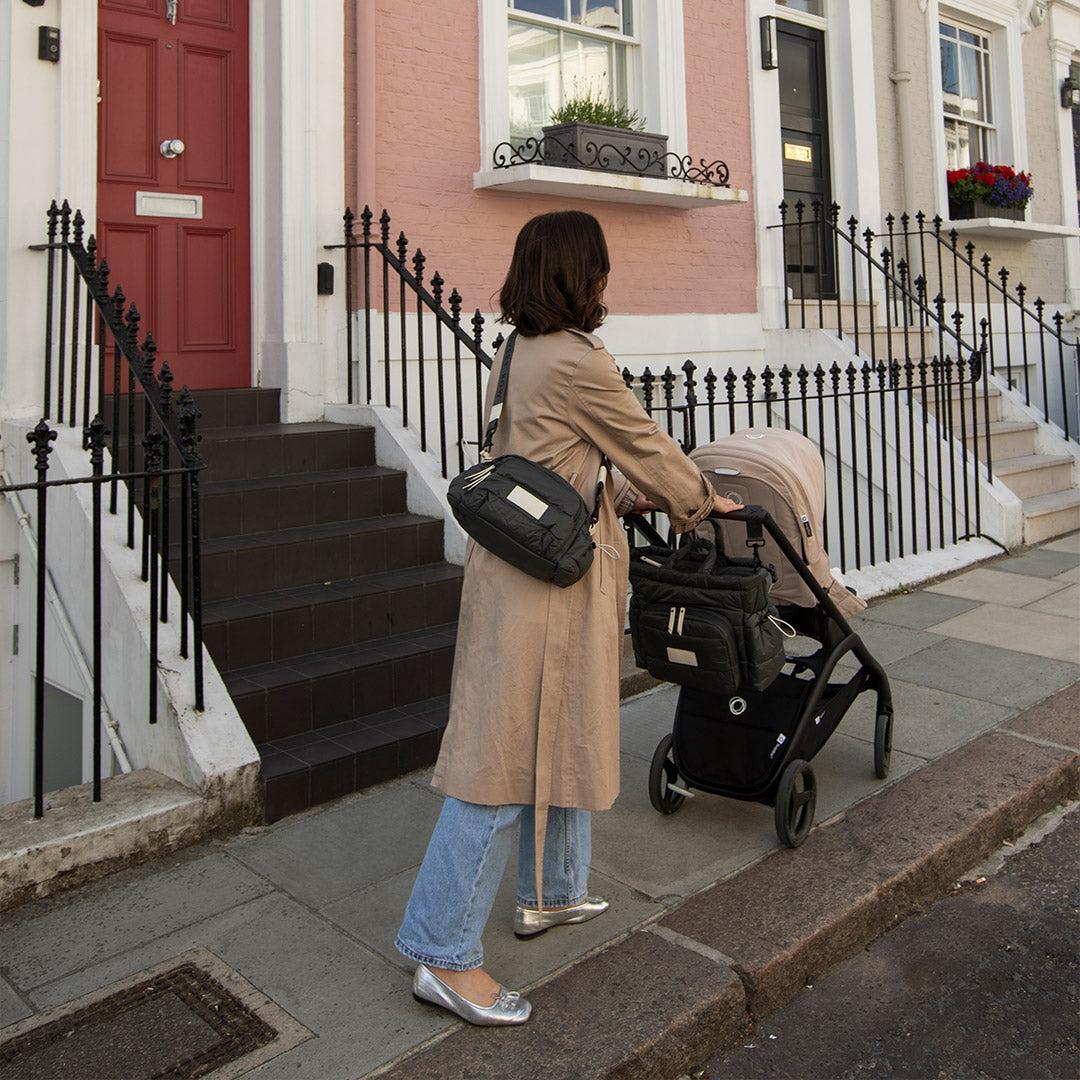 Avery Row Pram Organiser Bag - Soft Black