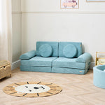 Tutti Bambini Playrama Montessori Kids Play Sofa - Ocean Stone