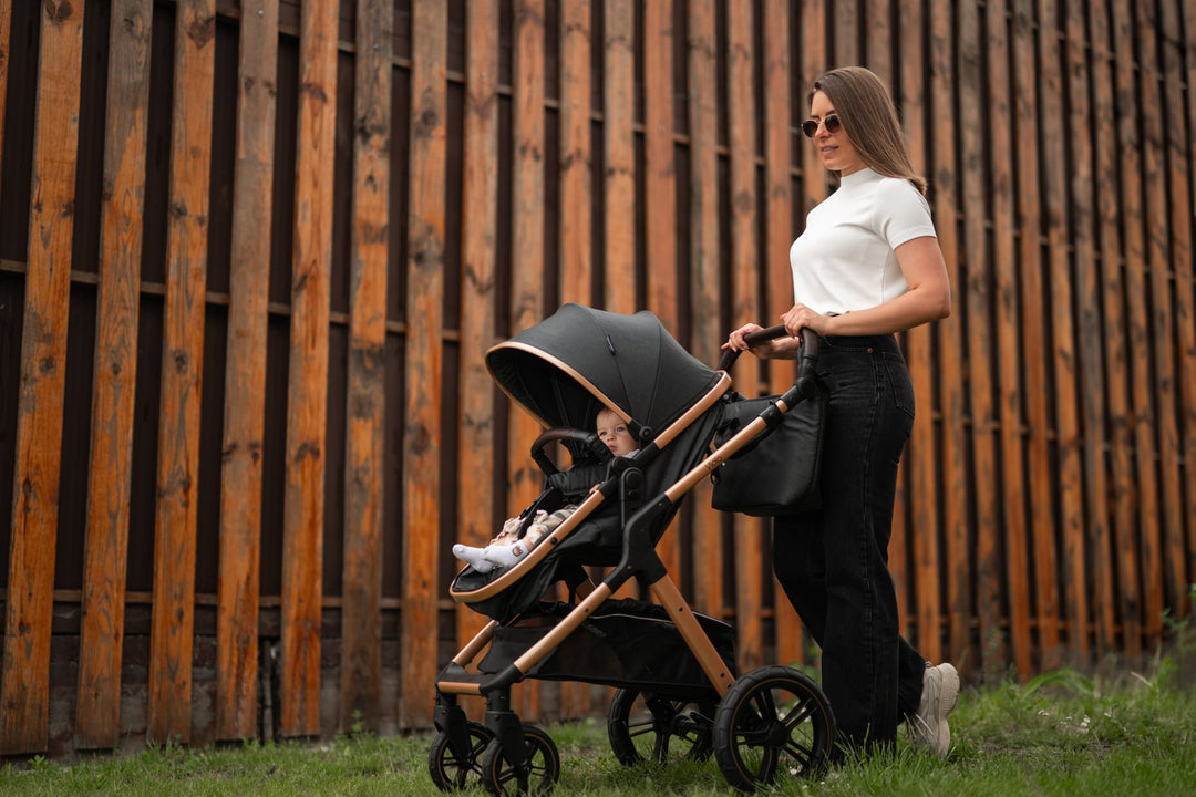 Lorelli Viola 3in1 Travel System Inc Spirit Car Seat - Black (2025)