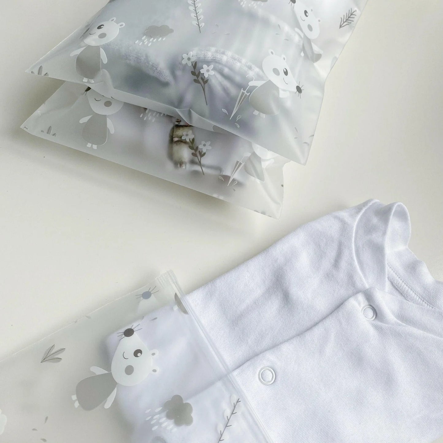 Bobbin & Bumble Hospital Bag Organiser Pouches - Unisex Grey