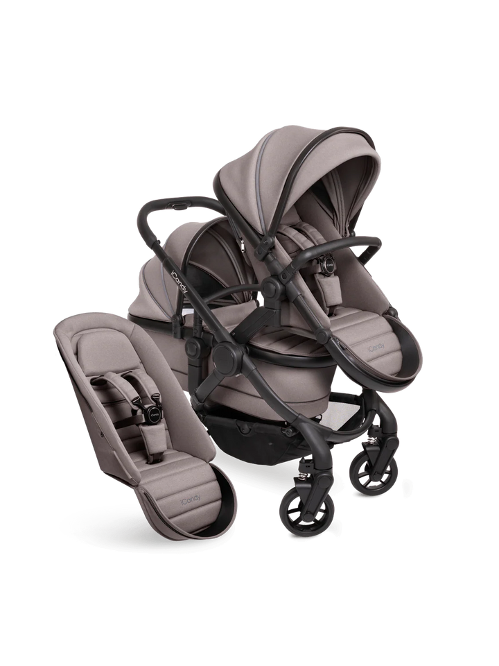 iCandy Peach 7 Pushchair Double - Porcini