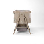 Tutti Bambini Cozee Sense Bedside Crib - Soft Walnut/Cocoa