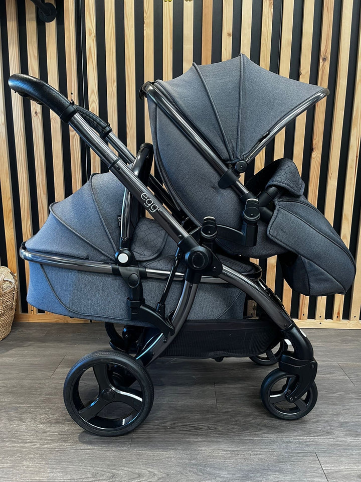 PRE LOVED egg2 Double Pushchair - Quartz