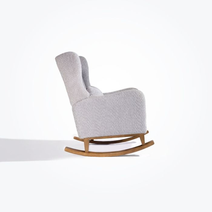 Tutti Bambini Harper Rocking Chair & Footstool - Cloud Grey