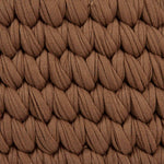 Ickle Bubba Nova Crochet Moses Basket + Pine Stand - Mocha