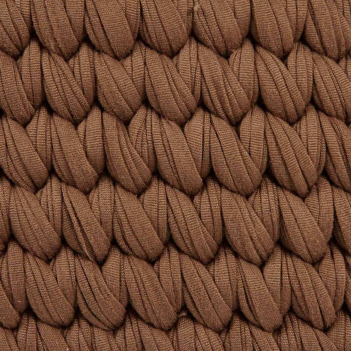 Ickle Bubba Nova Crochet Moses Basket + Pine Stand - Mocha