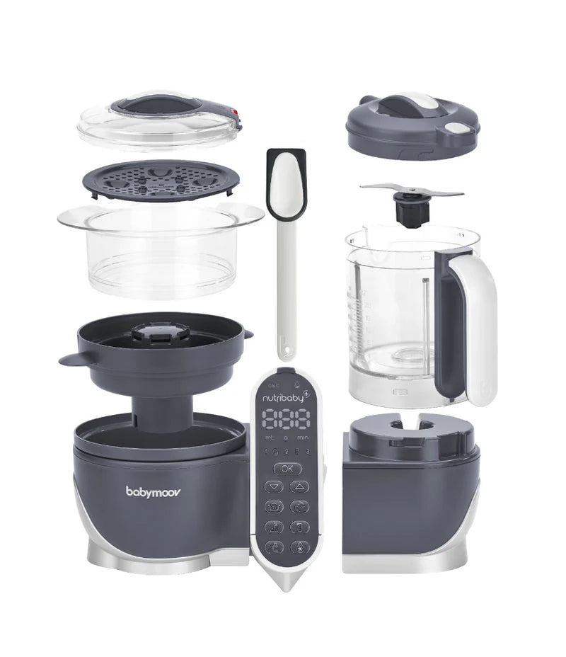 Babymoov Nutribaby(+) 6in1 Baby Food Maker - Grey