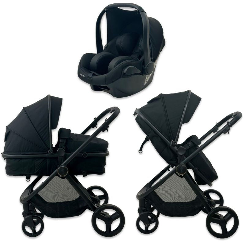 Redkite Push Me Pace Pulsar AINR Exclusive Travel System - Black