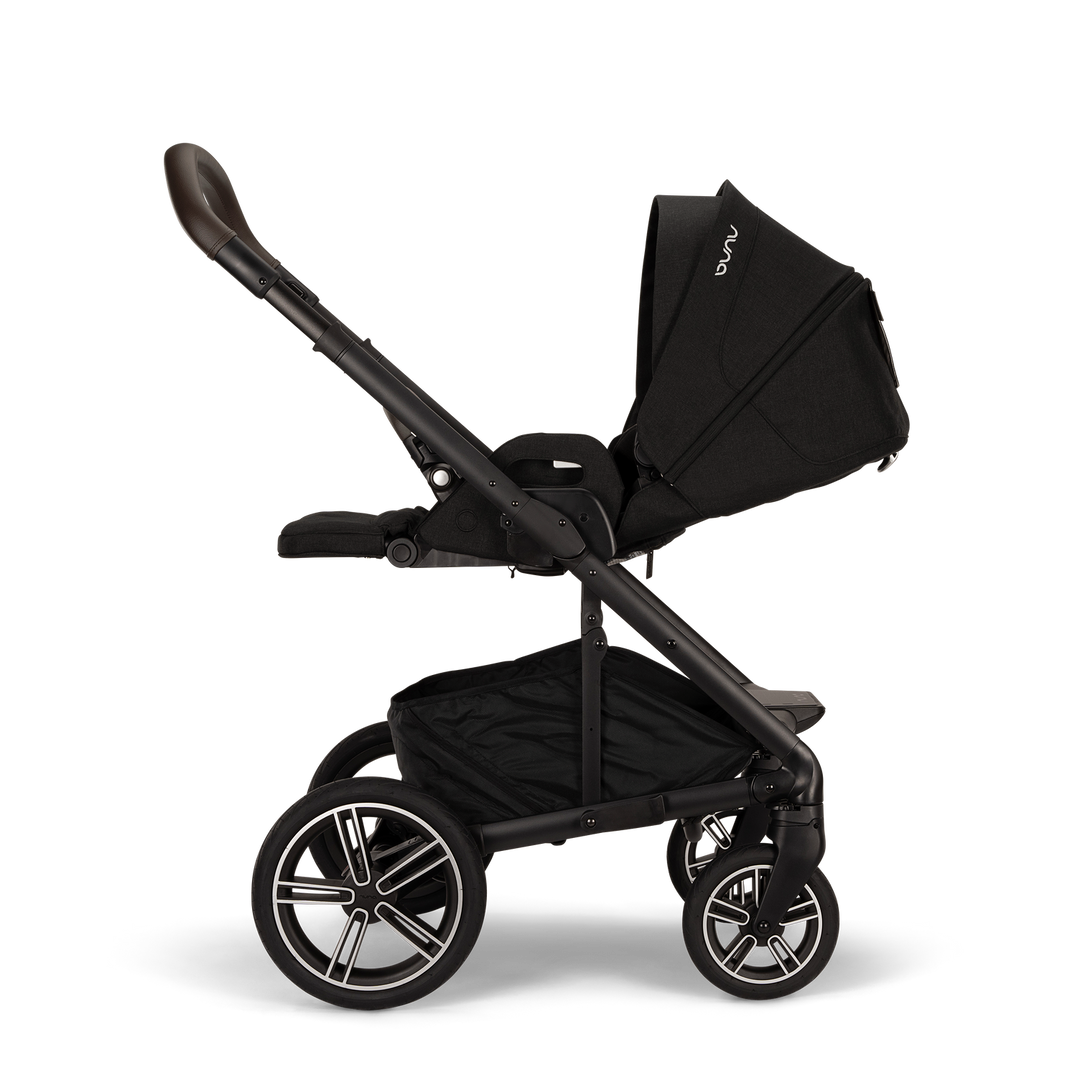 Nuna MIXX Next Stroller Carrycot Caviar 2024 Bambinosandbeyond