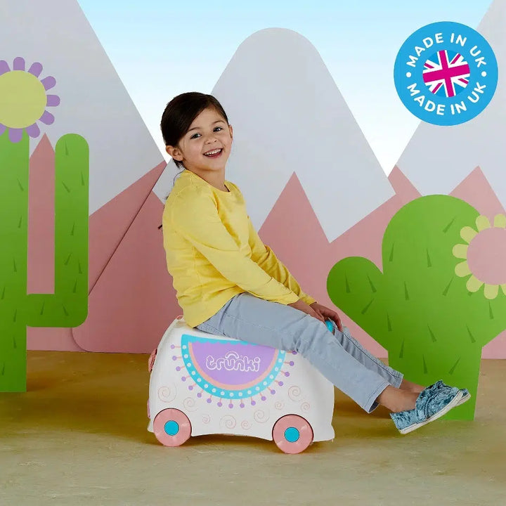 Trunki Ride-On Suitcase - Lola The Lama