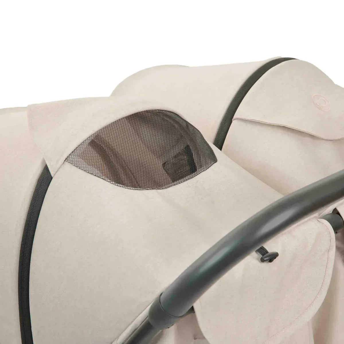 Ickle Bubba Aries Double Autofold Stroller - Stone