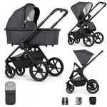 Venicci Tinum Edge 2in1 Pram System - Charcoal