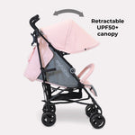My Babiie MB02 Lightweight Stroller - Pink/Grey