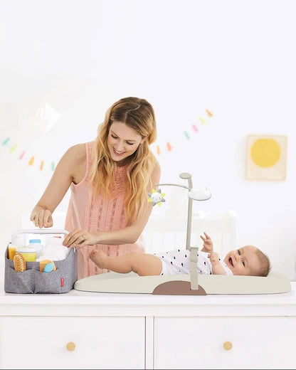 Skip Hop Nursery Style Wipe Clean Changing Pad - Oat