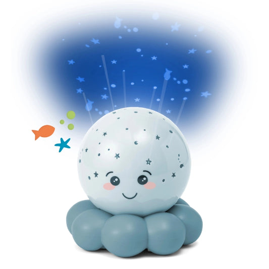 Cloud b Twinkles To Go Octo Nightlight Projector - Pastel Blue