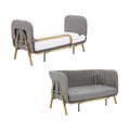Tutti Bambini CoZee Xl Junior Bed + Sofa Expansion Pack - Oak/Charcoal