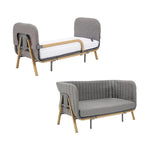 Tutti Bambini CoZee Xl Junior Bed + Sofa Expansion Pack - Oak/Charcoal