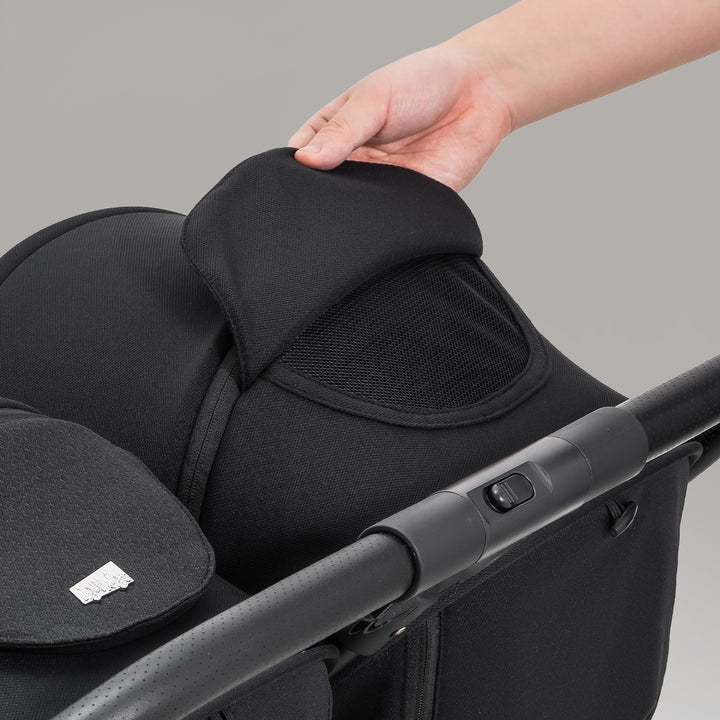 JoviKids Ayla Compact Twin Pushchair - Black