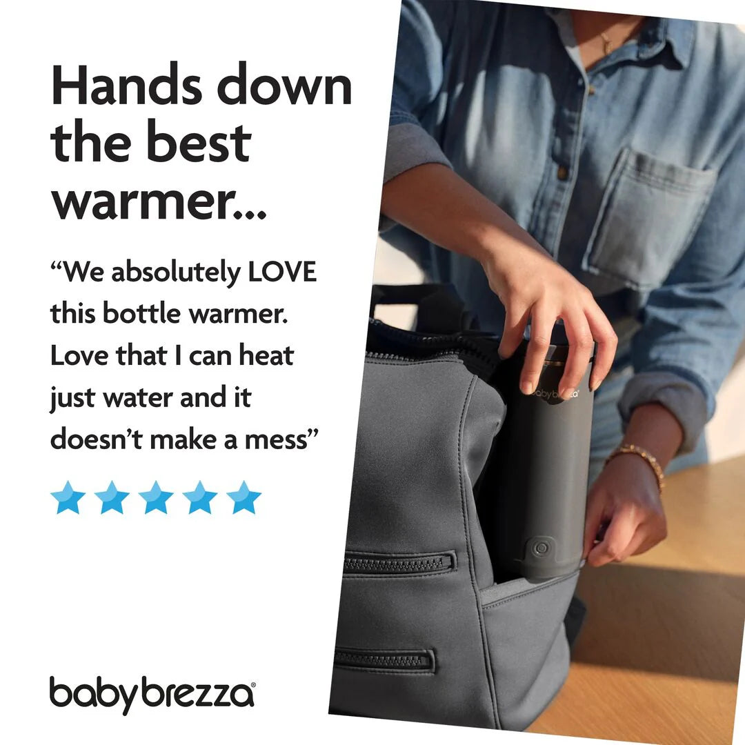 Baby Brezza SuperFast Portable Bottle Warmer - All Black
