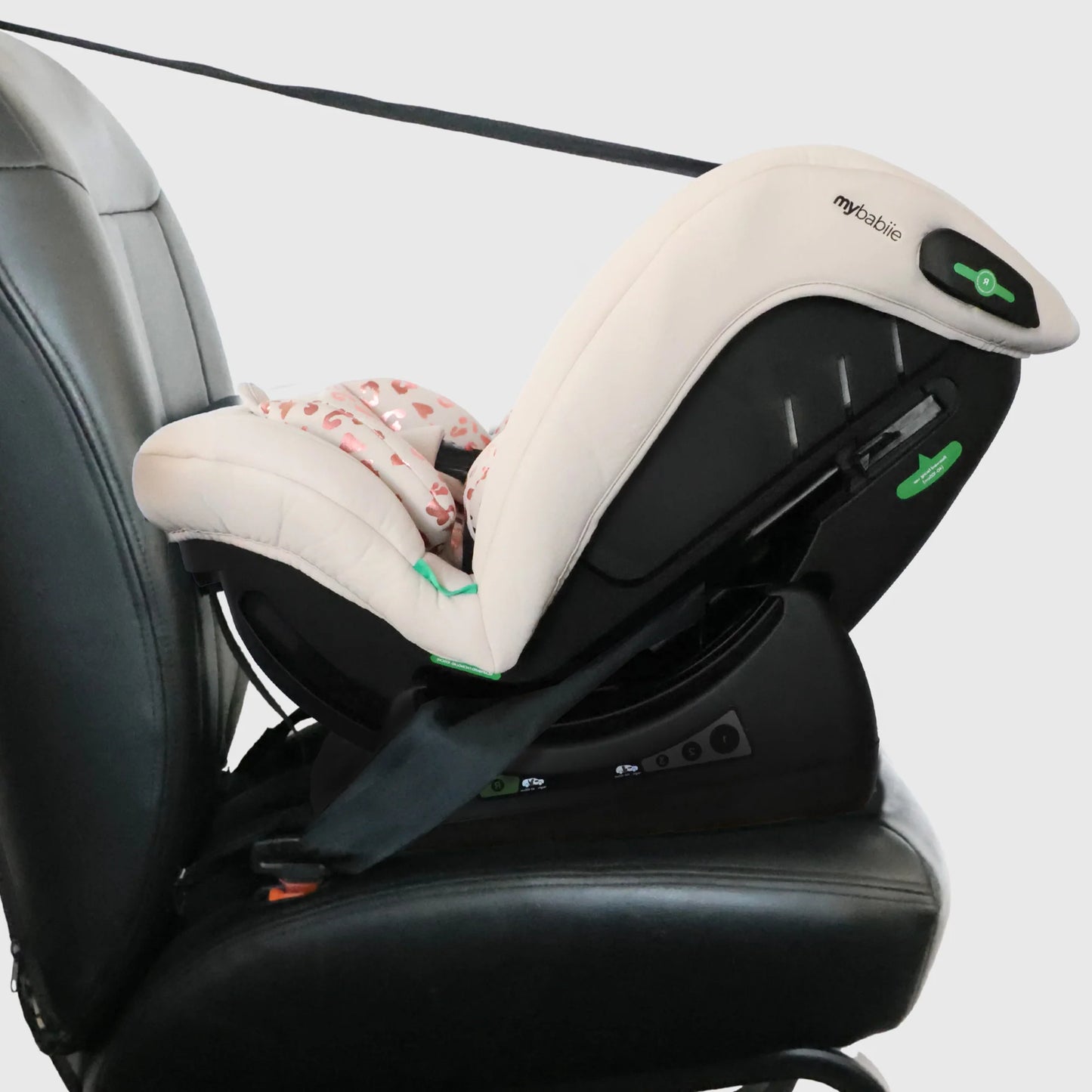My Babiie MBCS100 2-in-1 Convertible R129 Car Seat - Pink Leopard