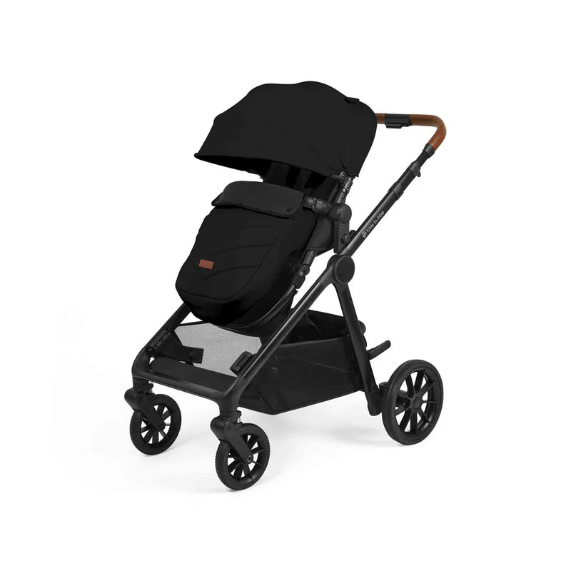 Ickle Bubba Virgo Growing Family 14 Piece Including Nimbus Car Seat + Base Travel System Bundle - Black