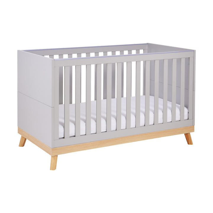 Babymore Mona Cot Bed – Grey