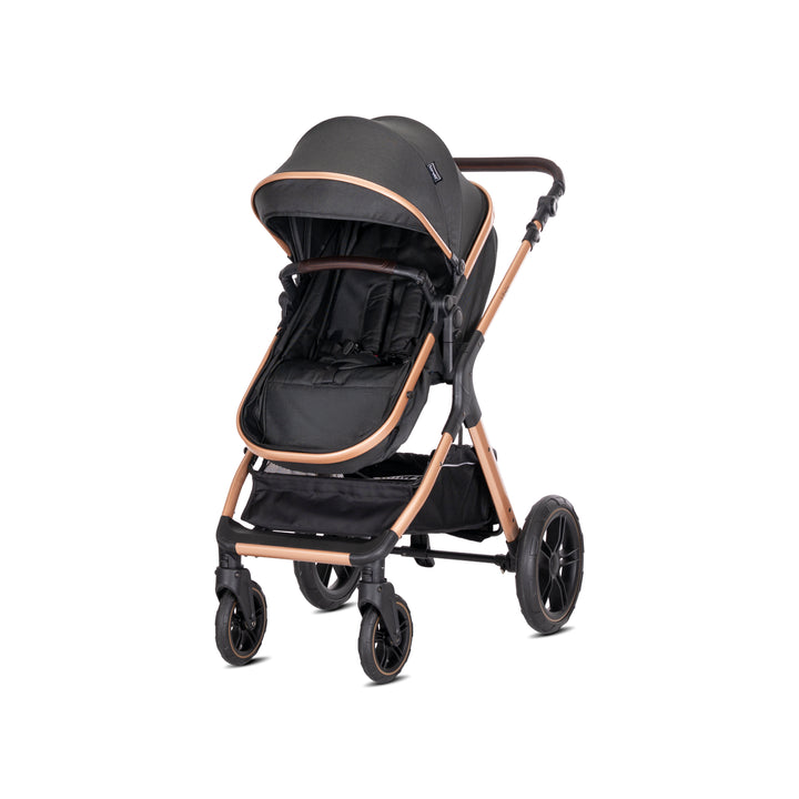 Lorelli Viola 3in1 Travel System Inc Spirit Car Seat - Black (2025)