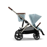 Cybex Gazelle Essential Bundle Inc Gold Footmuff - Stormy Blue/Taupe