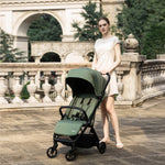 Babymore Yara Compact Stroller – Forest Green