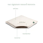 The Little Green Sheep Natural Crib Mattress to fit Tutti Cozee Crib