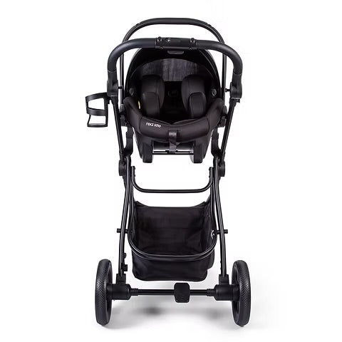 Redkite Push Me Savanna i Travel System Ultimate Baby Essentials Bundle - Grey