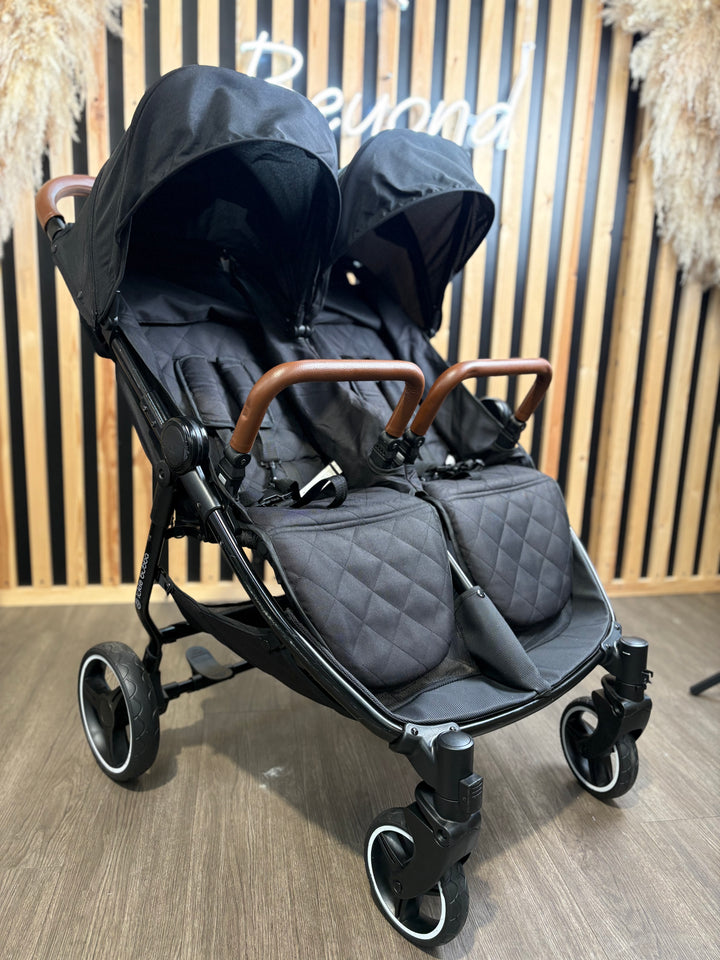PRE LOVED Ickle Bubba Venus Double Stroller - Black