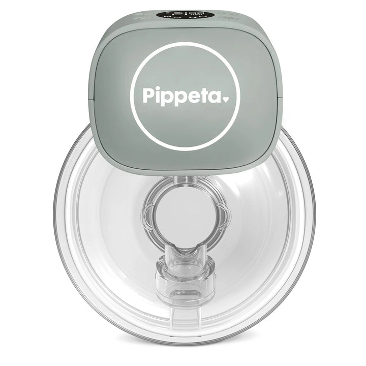 Pippeta LED Wearable Hands Free Breast Pump - Sea Salt