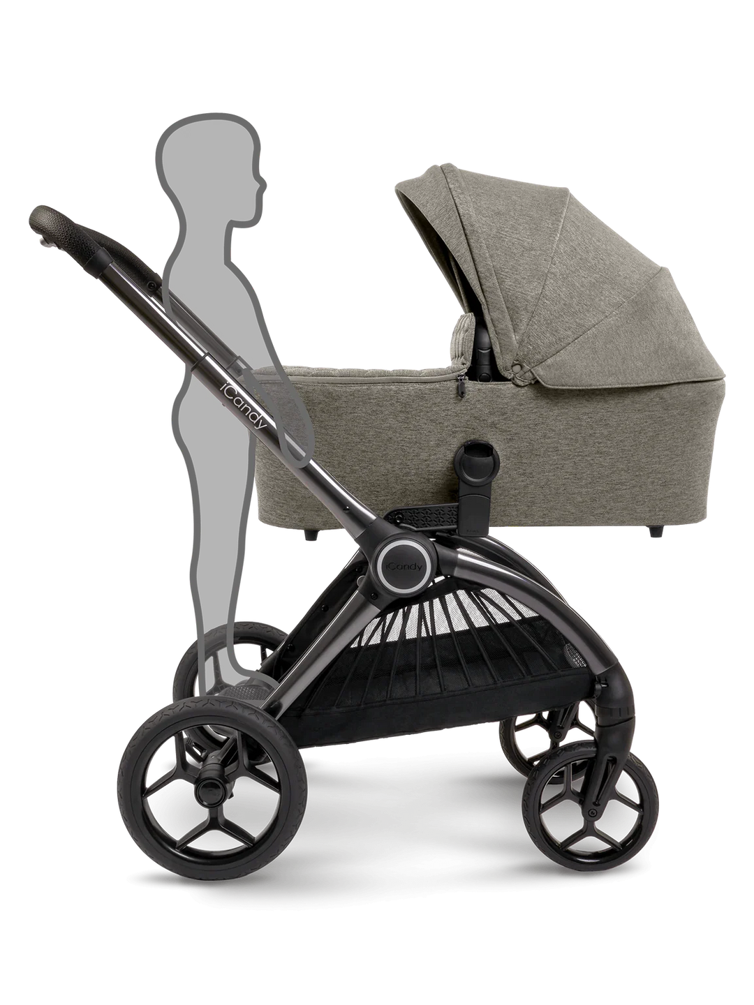 EX DISPLAY iCandy Core Light Moss Travel System Bundle