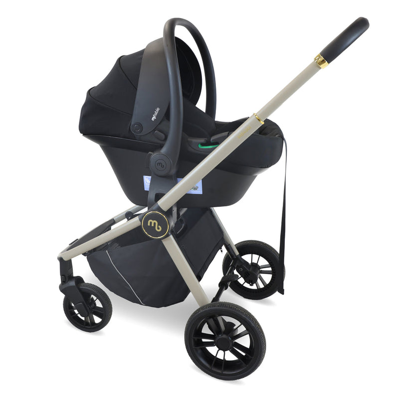My Babiie MB450i 3-in-1 Travel System with i-Size Car Seat - Ivory