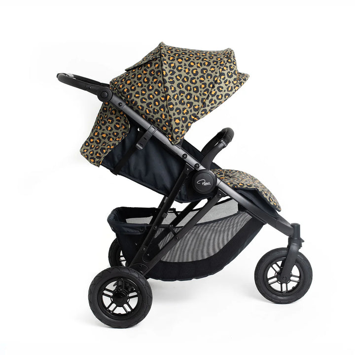 Roma Atlas all-terrain 3 Wheel Stroller - Khaki Leopard