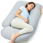 Momcozy Cooling G Shaped Pillow - Grey