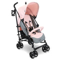 My Babiie MB02 Lightweight Stroller - Pink/Grey