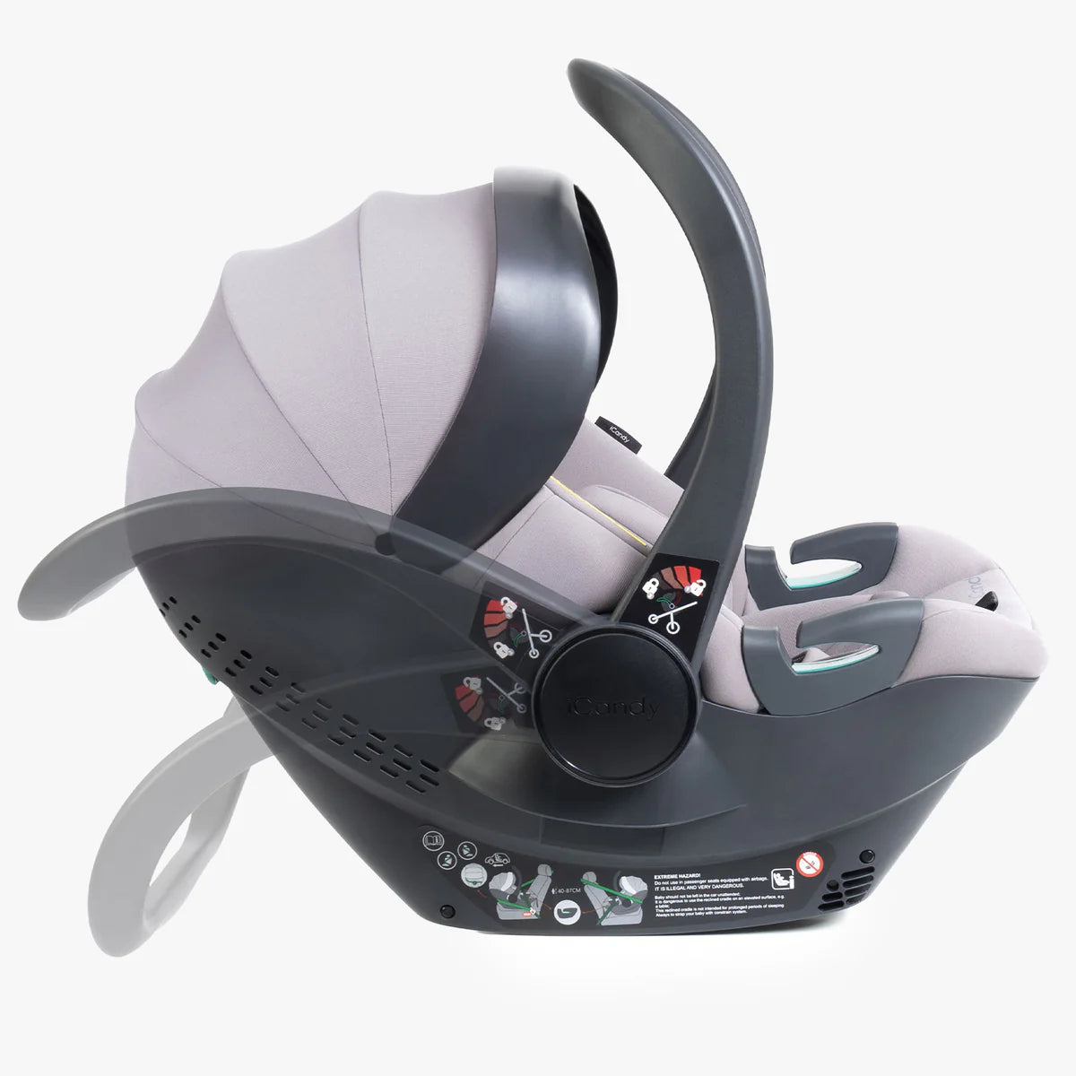 iCandy Core2 Complete 360 Car Seat Travel System Bundle - Storm Grey