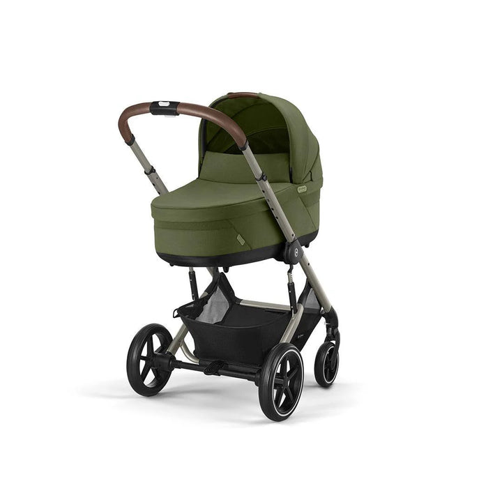 Cybex Balios S Lux Essential Bundle - Taupe/Moss Green